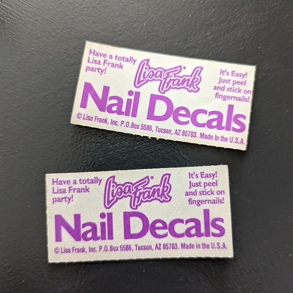 Vintage Lisa Frank nail decals - Picture 2 of 4
